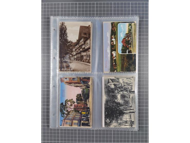 DEUTSCHLAND: 1900/35, 1 Album mit 490 Ansichtskarten, alles Topografie, meist Kaiserreich, nur bessere Ansichten (Straßen, Pl