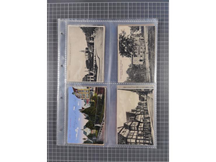 DEUTSCHLAND: 1900/35, 1 Album mit 490 Ansichtskarten, alles Topografie, meist Kaiserreich, nur bessere Ansichten (Straßen, Pl