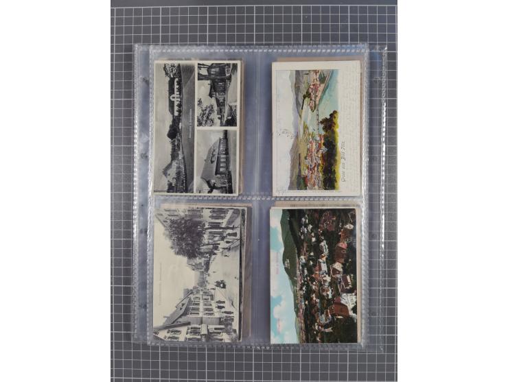 DEUTSCHLAND: 1900/35, 1 Album mit 490 Ansichtskarten, alles Topografie, meist Kaiserreich, nur bessere Ansichten (Straßen, Pl