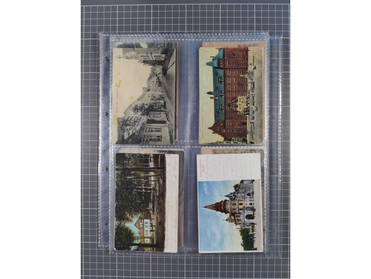 DEUTSCHLAND: 1900/35, 1 Album mit 490 Ansichtskarten, alles Topografie, meist Kaiserreich, nur bessere Ansichten (Straßen, Pl