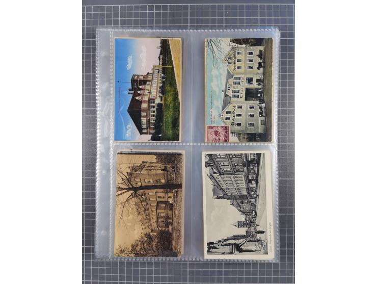 DEUTSCHLAND: 1900/35, 1 Album mit 490 Ansichtskarten, alles Topografie, meist Kaiserreich, nur bessere Ansichten (Straßen, Pl