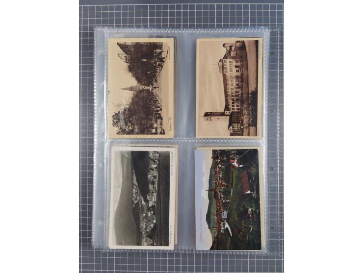 DEUTSCHLAND: 1900/35, 1 Album mit 490 Ansichtskarten, alles Topografie, meist Kaiserreich, nur bessere Ansichten (Straßen, Pl