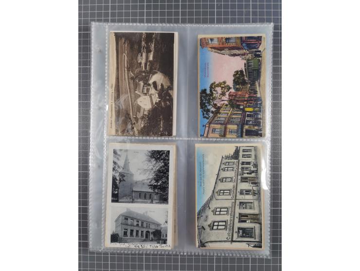 DEUTSCHLAND: 1900/35, 1 Album mit 490 Ansichtskarten, alles Topografie, meist Kaiserreich, nur bessere Ansichten (Straßen, Pl