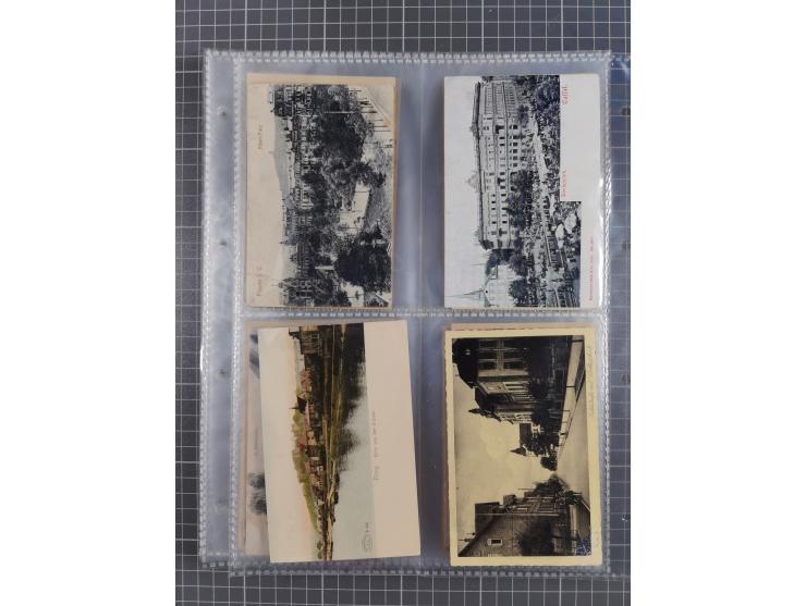 DEUTSCHLAND: 1900/35, 1 Album mit 490 Ansichtskarten, alles Topografie, meist Kaiserreich, nur bessere Ansichten (Straßen, Pl