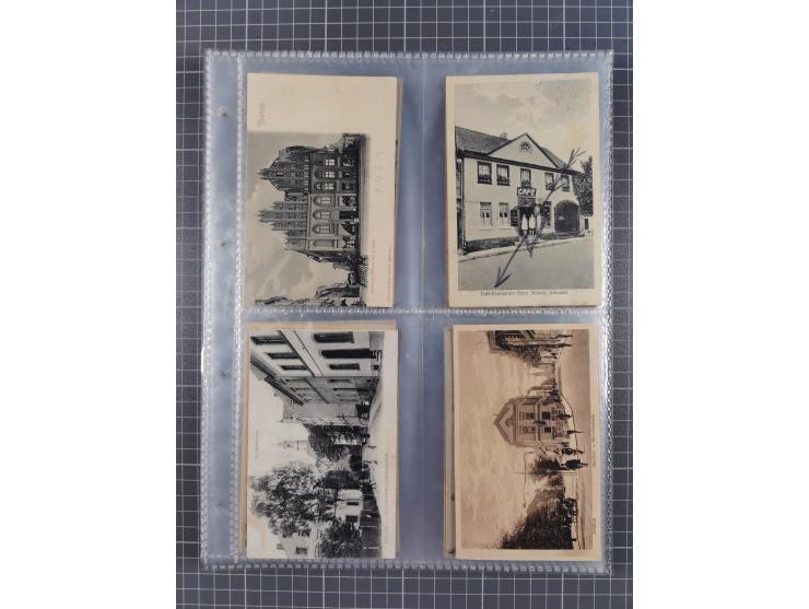 DEUTSCHLAND: 1900/35, 1 Album mit 490 Ansichtskarten, alles Topografie, meist Kaiserreich, nur bessere Ansichten (Straßen, Pl