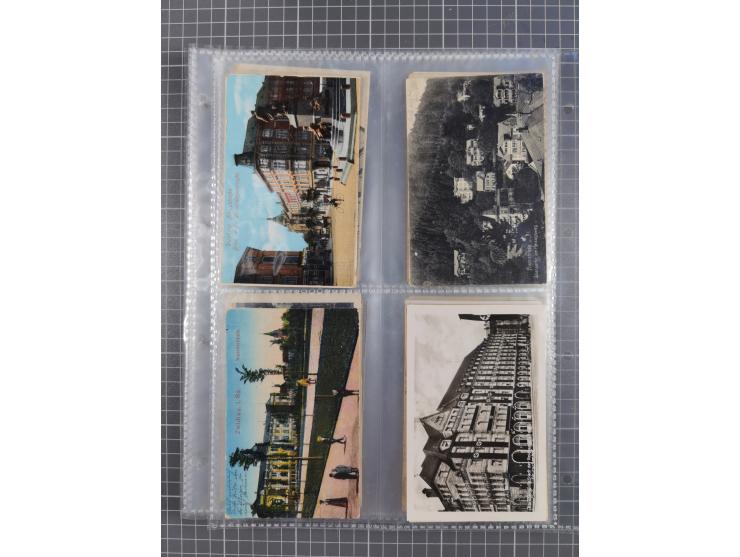 DEUTSCHLAND: 1900/35, 1 Album mit 490 Ansichtskarten, alles Topografie, meist Kaiserreich, nur bessere Ansichten (Straßen, Pl