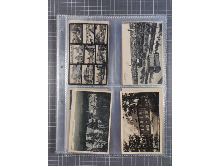 DEUTSCHLAND: 1900/35, 1 Album mit 490 Ansichtskarten, alles Topografie, meist Kaiserreich, nur bessere Ansichten (Straßen, Pl