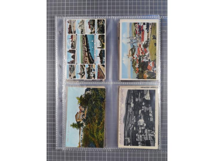 DEUTSCHLAND: 1900/35, 1 Album mit 490 Ansichtskarten, alles Topografie, meist Kaiserreich, nur bessere Ansichten (Straßen, Pl