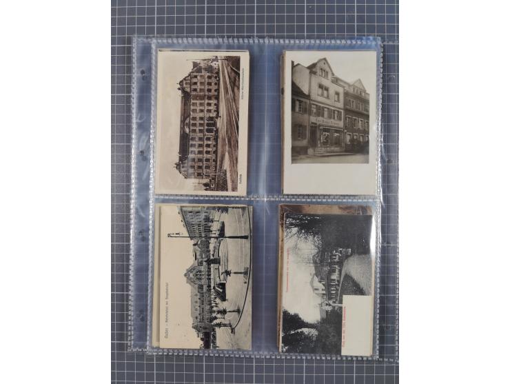DEUTSCHLAND: 1900/35, 1 Album mit 490 Ansichtskarten, alles Topografie, meist Kaiserreich, nur bessere Ansichten (Straßen, Pl