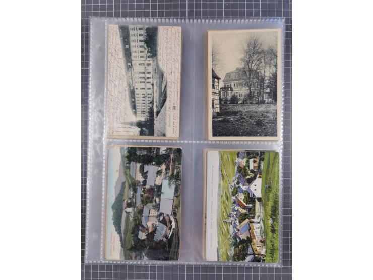 DEUTSCHLAND: 1900/35, 1 Album mit 490 Ansichtskarten, alles Topografie, meist Kaiserreich, nur bessere Ansichten (Straßen, Pl