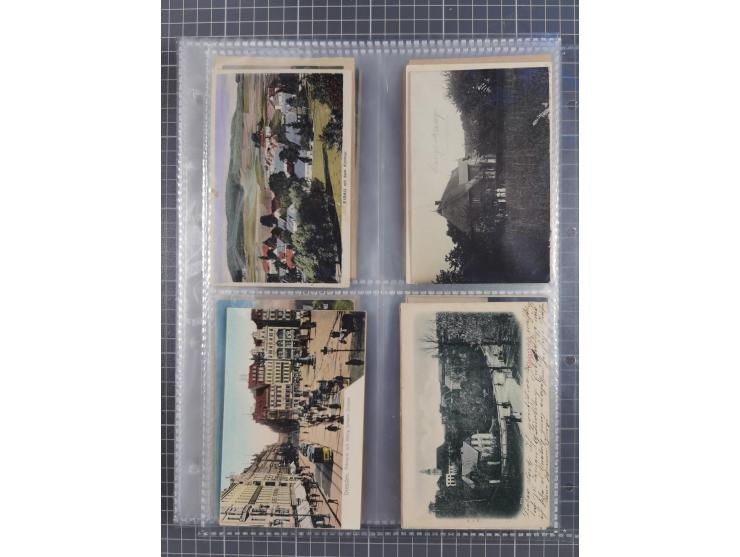 DEUTSCHLAND: 1900/35, 1 Album mit 490 Ansichtskarten, alles Topografie, meist Kaiserreich, nur bessere Ansichten (Straßen, Pl