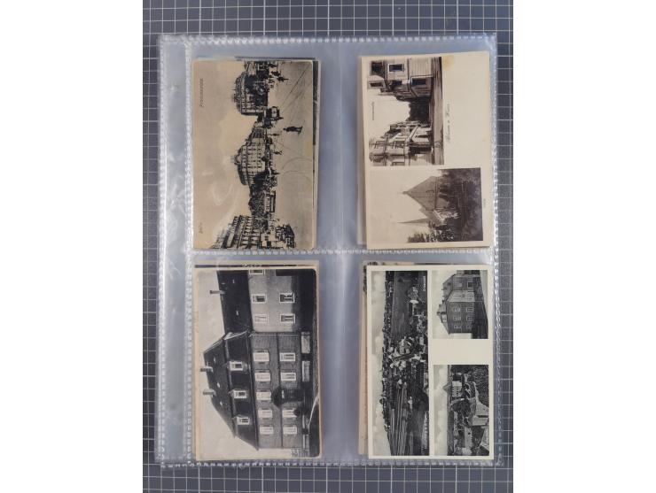 DEUTSCHLAND: 1900/35, 1 Album mit 490 Ansichtskarten, alles Topografie, meist Kaiserreich, nur bessere Ansichten (Straßen, Pl