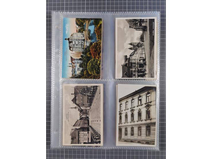 DEUTSCHLAND: 1900/35, 1 Album mit 490 Ansichtskarten, alles Topografie, meist Kaiserreich, nur bessere Ansichten (Straßen, Pl