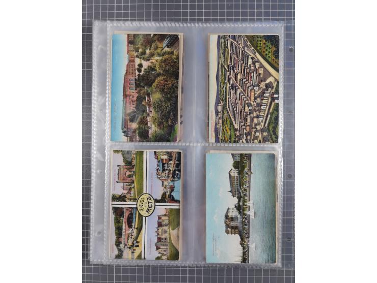 DEUTSCHLAND: 1900/35, 1 Album mit 490 Ansichtskarten, alles Topografie, meist Kaiserreich, nur bessere Ansichten (Straßen, Pl