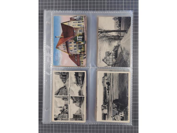 DEUTSCHLAND: 1900/35, 1 Album mit 490 Ansichtskarten, alles Topografie, meist Kaiserreich, nur bessere Ansichten (Straßen, Pl