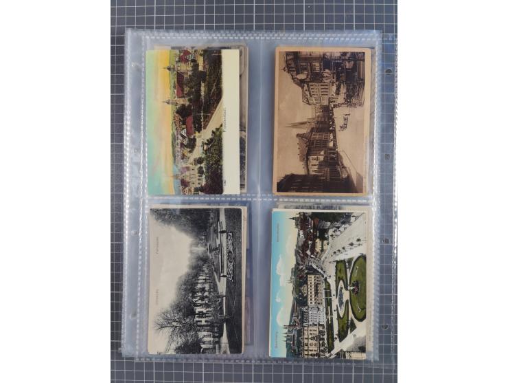 DEUTSCHLAND: 1900/35, 1 Album mit 490 Ansichtskarten, alles Topografie, meist Kaiserreich, nur bessere Ansichten (Straßen, Pl