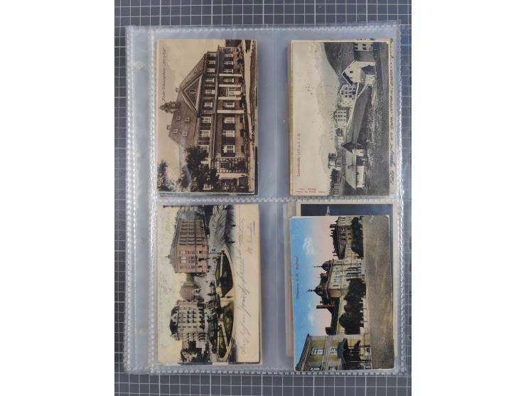 DEUTSCHLAND: 1900/35, 1 Album mit 490 Ansichtskarten, alles Topografie, meist Kaiserreich, nur bessere Ansichten (Straßen, Pl