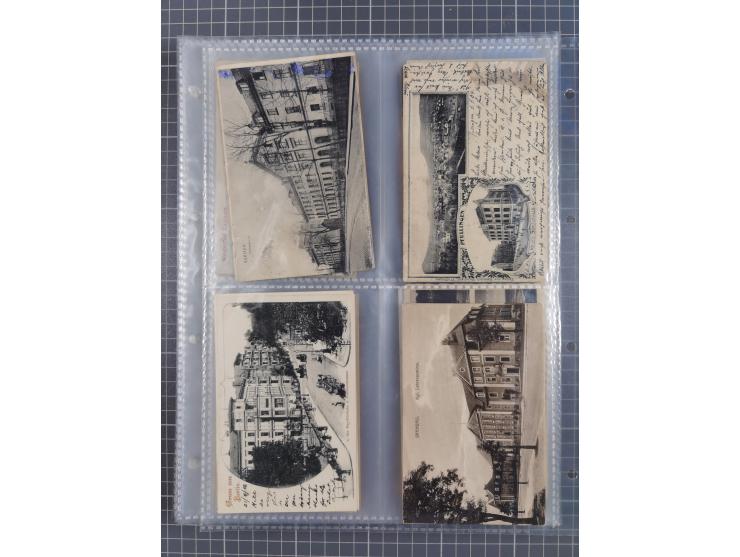 DEUTSCHLAND: 1900/35, 1 Album mit 490 Ansichtskarten, alles Topografie, meist Kaiserreich, nur bessere Ansichten (Straßen, Pl