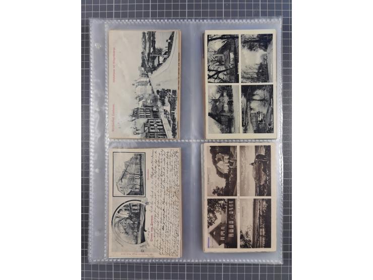 DEUTSCHLAND: 1900/35, 1 Album mit 490 Ansichtskarten, alles Topografie, meist Kaiserreich, nur bessere Ansichten (Straßen, Pl