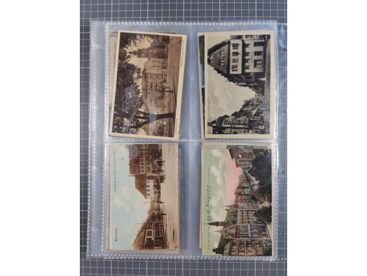 DEUTSCHLAND: 1900/35, 1 Album mit 490 Ansichtskarten, alles Topografie, meist Kaiserreich, nur bessere Ansichten (Straßen, Pl