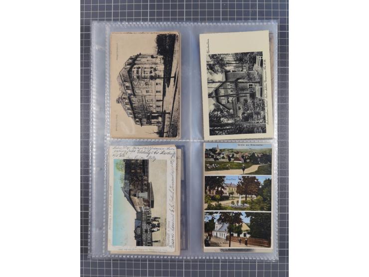 DEUTSCHLAND: 1900/35, 1 Album mit 490 Ansichtskarten, alles Topografie, meist Kaiserreich, nur bessere Ansichten (Straßen, Pl