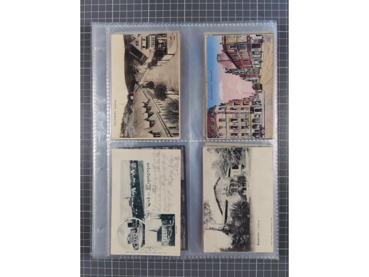 DEUTSCHLAND: 1900/35, 1 Album mit 490 Ansichtskarten, alles Topografie, meist Kaiserreich, nur bessere Ansichten (Straßen, Pl