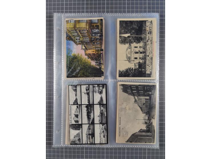 DEUTSCHLAND: 1900/35, 1 Album mit 490 Ansichtskarten, alles Topografie, meist Kaiserreich, nur bessere Ansichten (Straßen, Pl