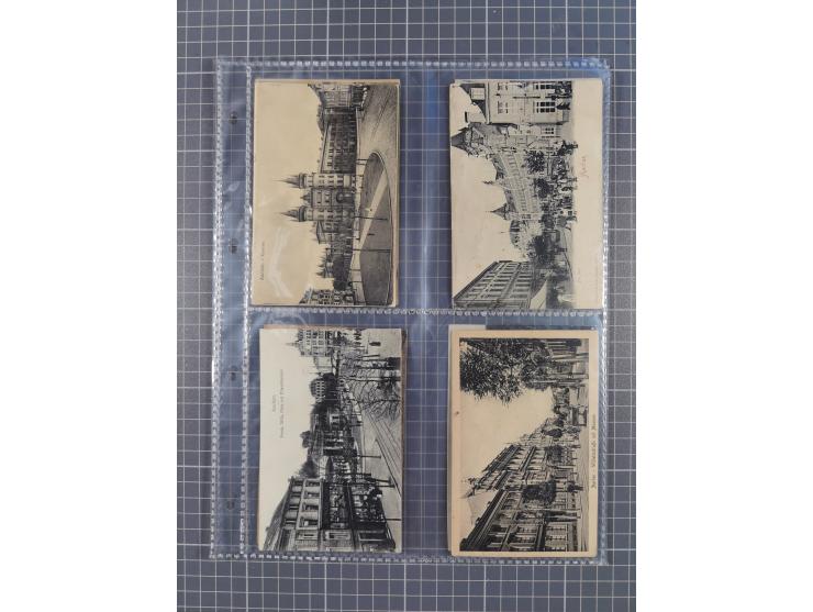 DEUTSCHLAND: 1900/35, 1 Album mit 490 Ansichtskarten, alles Topografie, meist Kaiserreich, nur bessere Ansichten (Straßen, Pl