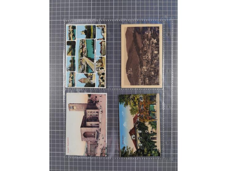 DEUTSCHLAND: 1900/35, 1 Album mit 490 Ansichtskarten, alles Topografie, meist Kaiserreich, nur bessere Ansichten (Straßen, Pl