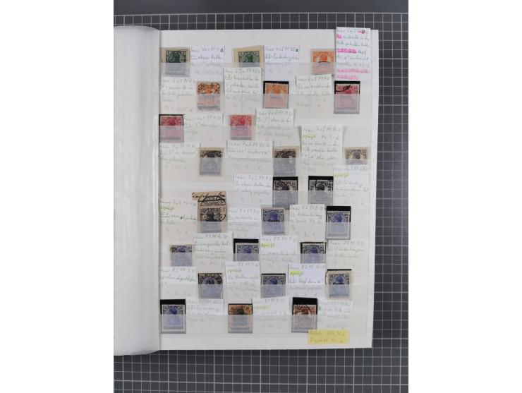 1920/35, postfrische, ungebrauchte und gestempelte Partie im Steckbuch, einige hundert Werte