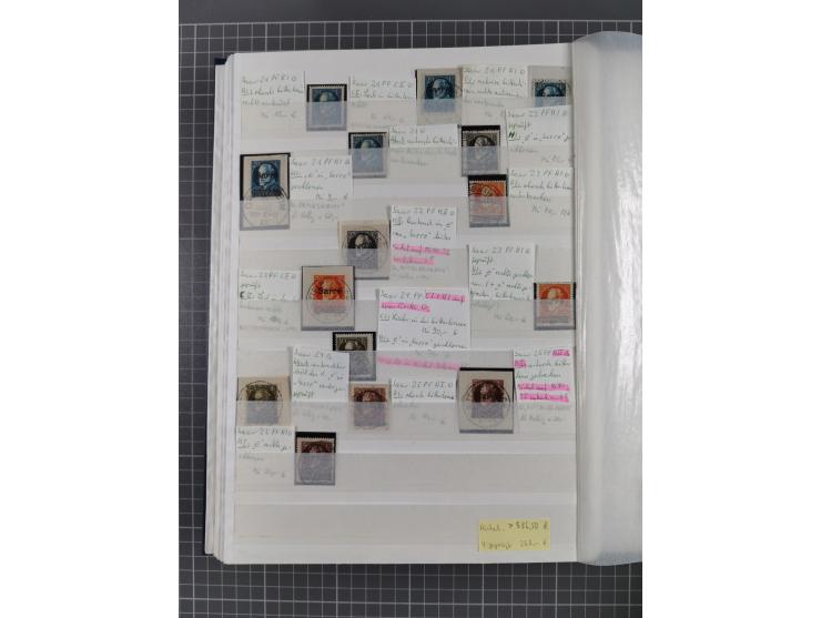 1920/35, postfrische, ungebrauchte und gestempelte Partie im Steckbuch, einige hundert Werte