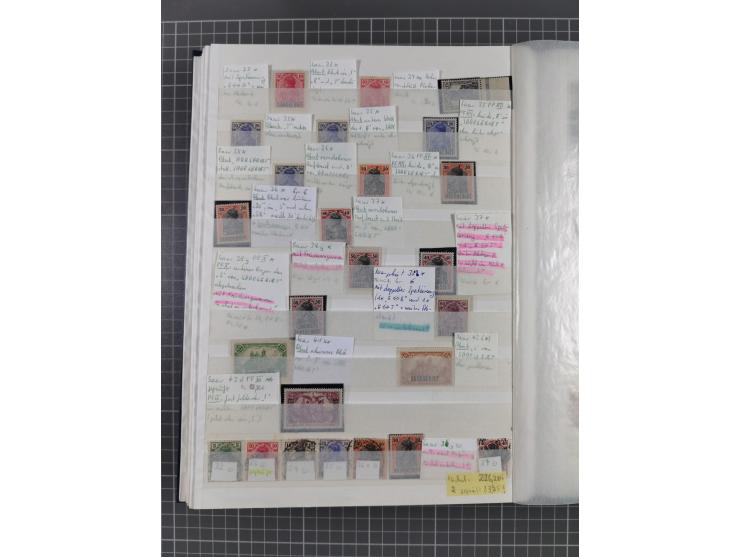 1920/35, postfrische, ungebrauchte und gestempelte Partie im Steckbuch, einige hundert Werte