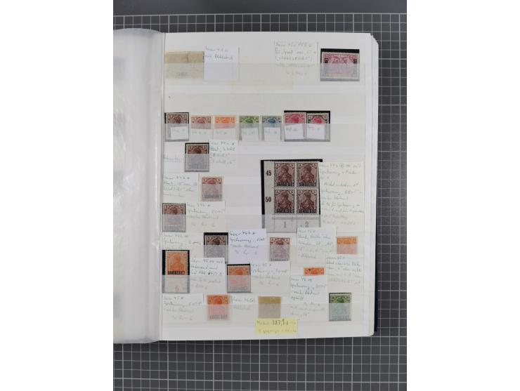 1920/35, postfrische, ungebrauchte und gestempelte Partie im Steckbuch, einige hundert Werte