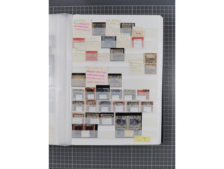 1920/35, postfrische, ungebrauchte und gestempelte Partie im Steckbuch, einige hundert Werte