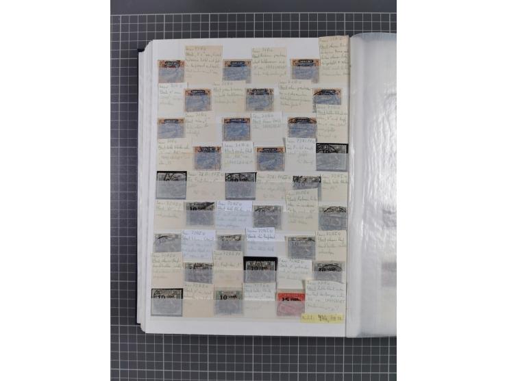 1920/35, postfrische, ungebrauchte und gestempelte Partie im Steckbuch, einige hundert Werte