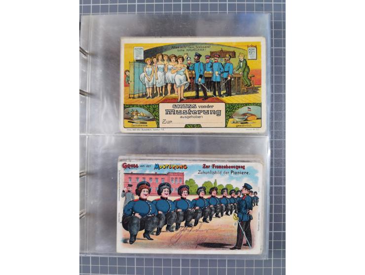 DEUTSCHES REICH: 1899/1912 Preußens Glanz und Gloria und die preußische Armee", Album mit 76 Lithos mit vielen seltenen Motiv