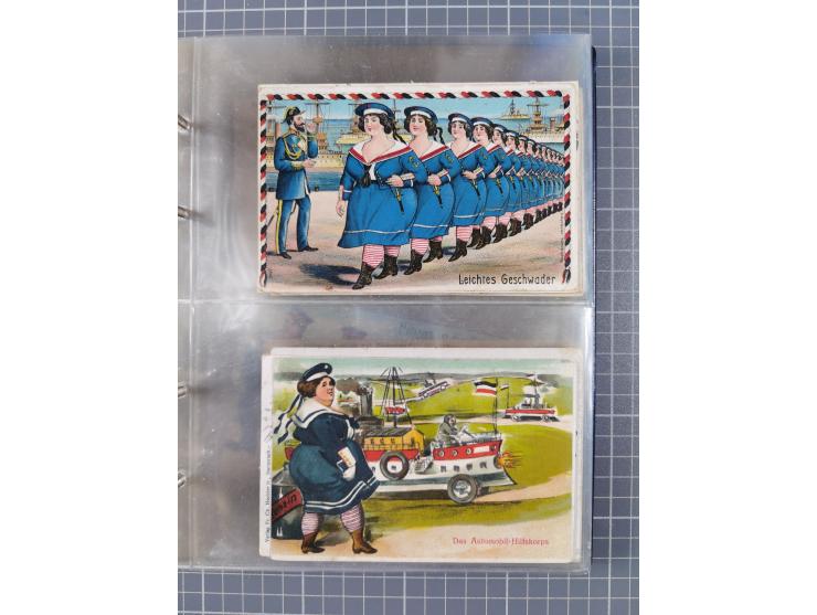 DEUTSCHES REICH: 1899/1912 Preußens Glanz und Gloria und die preußische Armee", Album mit 76 Lithos mit vielen seltenen Motiv