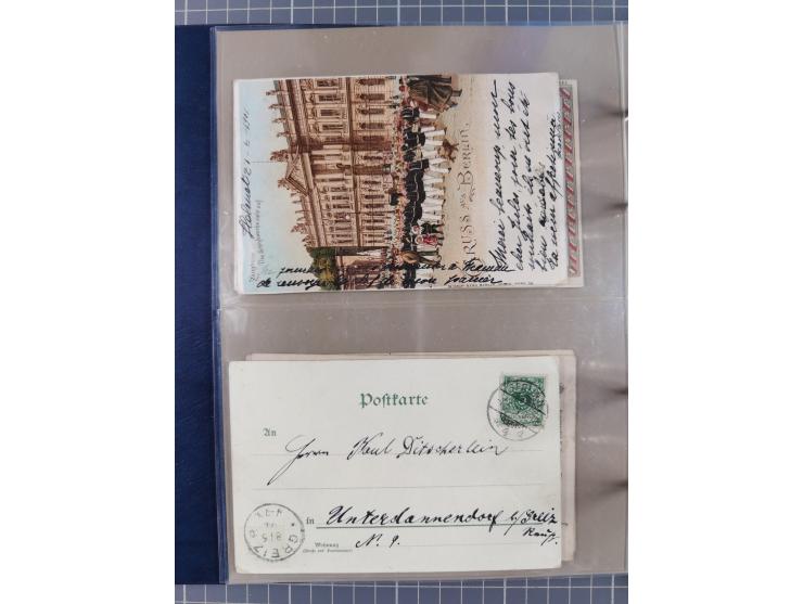 DEUTSCHES REICH: 1899/1912 Preußens Glanz und Gloria und die preußische Armee", Album mit 76 Lithos mit vielen seltenen Motiv