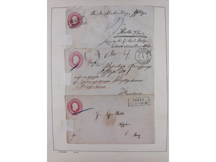 1865/1958 (ca.), etwas über 100 Briefe mit Hauptaugenmerk Altdeutschland und etwas Deutsches Reich, unterschiedliche Erhaltun