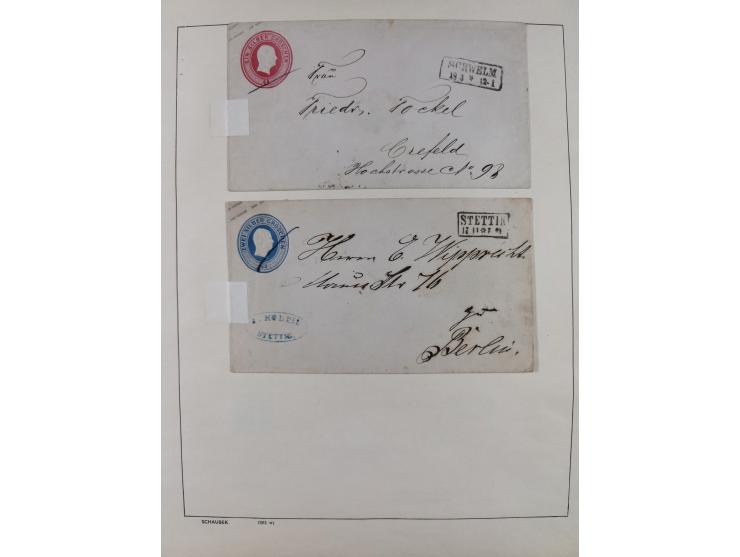 1865/1958 (ca.), etwas über 100 Briefe mit Hauptaugenmerk Altdeutschland und etwas Deutsches Reich, unterschiedliche Erhaltun