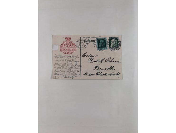 1865/1958 (ca.), etwas über 100 Briefe mit Hauptaugenmerk Altdeutschland und etwas Deutsches Reich, unterschiedliche Erhaltun