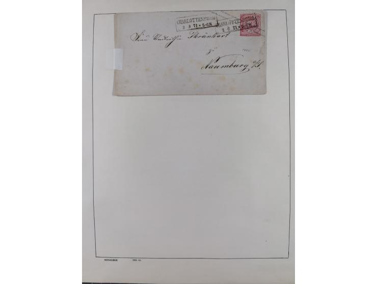 1865/1958 (ca.), etwas über 100 Briefe mit Hauptaugenmerk Altdeutschland und etwas Deutsches Reich, unterschiedliche Erhaltun