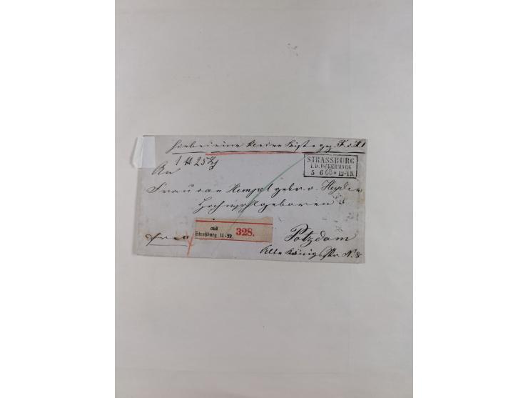 1865/1958 (ca.), etwas über 100 Briefe mit Hauptaugenmerk Altdeutschland und etwas Deutsches Reich, unterschiedliche Erhaltun