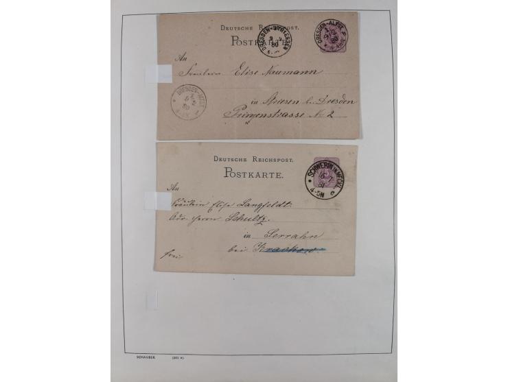 1865/1958 (ca.), etwas über 100 Briefe mit Hauptaugenmerk Altdeutschland und etwas Deutsches Reich, unterschiedliche Erhaltun