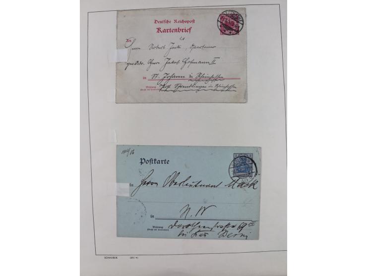 1865/1958 (ca.), etwas über 100 Briefe mit Hauptaugenmerk Altdeutschland und etwas Deutsches Reich, unterschiedliche Erhaltun