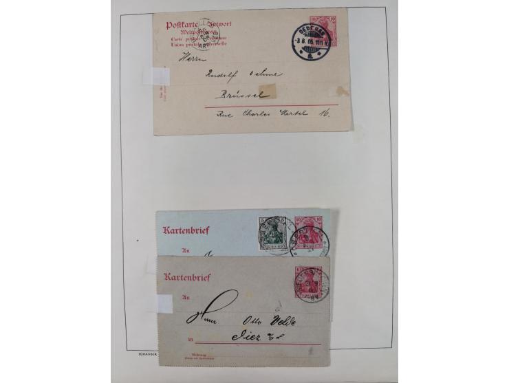 1865/1958 (ca.), etwas über 100 Briefe mit Hauptaugenmerk Altdeutschland und etwas Deutsches Reich, unterschiedliche Erhaltun
