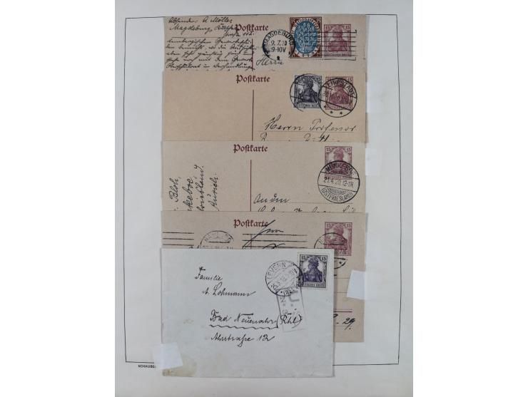 1865/1958 (ca.), etwas über 100 Briefe mit Hauptaugenmerk Altdeutschland und etwas Deutsches Reich, unterschiedliche Erhaltun