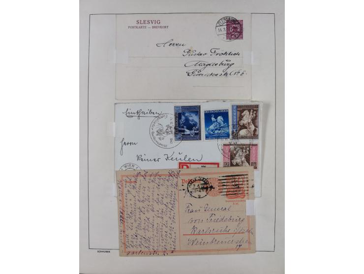 1865/1958 (ca.), etwas über 100 Briefe mit Hauptaugenmerk Altdeutschland und etwas Deutsches Reich, unterschiedliche Erhaltun