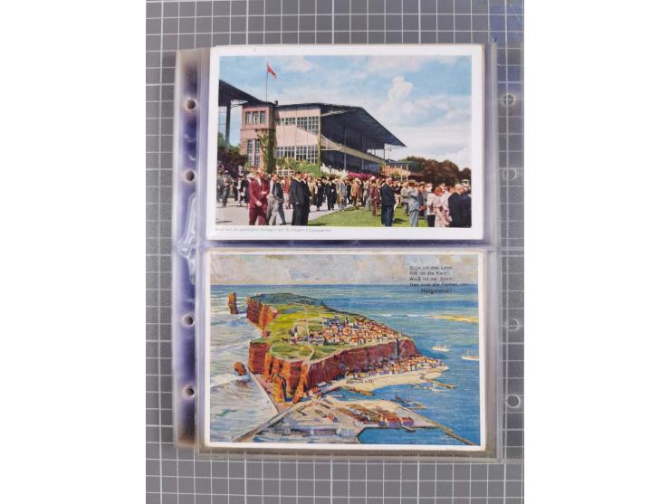 1933/45, Propaganda, Album mit 332 Propagandakarten: 275 Ansichtskarten mit etlichen besseren Stücken (1 Repro), 12 Gedenkblä