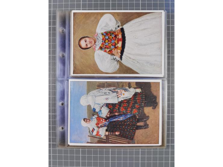 1933/45, Propaganda, Album mit 332 Propagandakarten: 275 Ansichtskarten mit etlichen besseren Stücken (1 Repro), 12 Gedenkblä